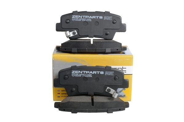 Колодки дисковые задние Hyundai Elantra/Solaris/Accent, Kia Soul all 09 Z07227 ZENTPARTS