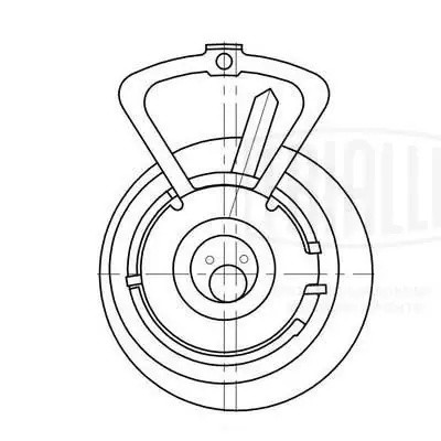 Ролик ГРМ VW Golf (97-) 1.4i (натяж.) (CM 6052) CM 6052 TRIALLI