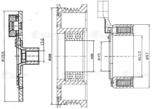 FORD GALAXY/MONDEO IV/S-MAX LMAC 1002 LUZAR