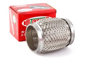 Труба гофрированная (сталь 304 трехслойная) 60/100 60100 60100 TIXONA
