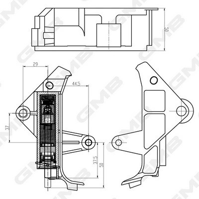 Натяжитель GHAT-203 GHAT-203 GMB