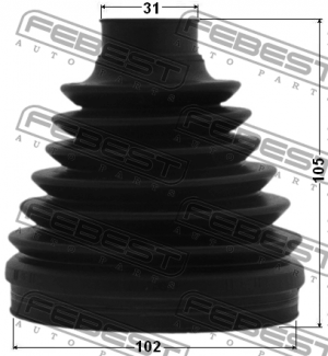 Пыльник ШРУСа TOYOTA Tundra (06-13) внутреннего комплект FEBEST 0115P-UCK50 FEBEST