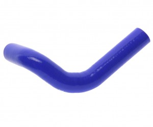 Патрубок ГАЗ-3302 дв.ЗМЗ-402,406,УМЗ радиатора верхний (d=38) синий силикон MEGA 13016196 MEGA POWER