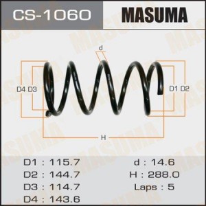 пружина зад.!\ Toyota RAV 4 3 door 1.8VVTi 00> CS-1060 MASUMA