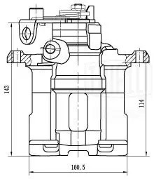 Суппорт торм. VW Transporter T4 (90-) зад. лев. d=38мм (CF 001999) CF001999 TRIALLI