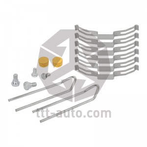 р/к тормозных колодок! 14(мп) пластины, установочный комплект \Wabco PAN 17 16409 TTT AUTO