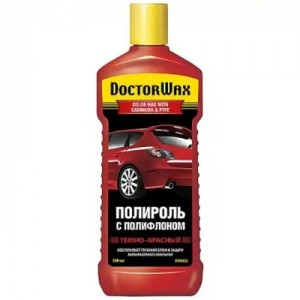 Полироль кузова с тефлоном темно-красная 300мл DOCTOR WAX DW8425 DOCTOR WAX