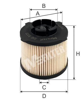 фильтр топл.!\ Opel Insignia 2.0CDTi 08> DE3135 MFILTER AUTOMOTIVE FILTERS
