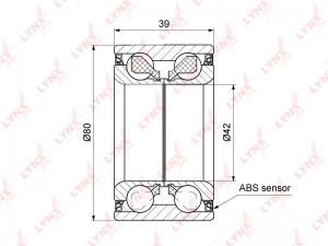RENAULT DUSTER (2012>) С ABS WB-1299 LYNXAUTO