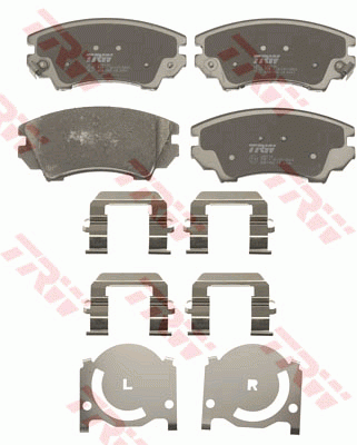 Колодки тормозные OPEL Insignia (08-),Astra J GTC передние (R17) (4шт.) TRW GDB1783 TRW