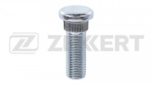 BE-4134 Шпилька колесная M12 x 1 5 L=42 D=14 4 Цинк BE-4134 ZEKKERT