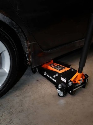 Домкрат подкатной 2.5т INDUSTRY двухпоршневой низкопрофильный (MIN - 78мм, MAX - AJ25FI500 AIRLINE