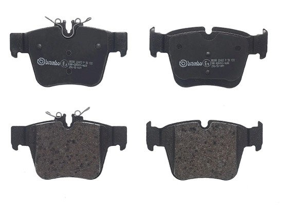 Колодки тормозные MB C-CLASS (W205) 07/13  задн. P50133 P50133 BREMBO