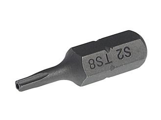 Бита TORX TS8Hх25мм 1/4" 5-ти гранная с отверстием JTC JTC-1192508 JTC TOOLS