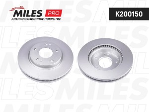 Диск тормозной (серия PRO с антикоррозионным покрытием) MITSUBISHI LANCER (CS__) K200150 MILES
