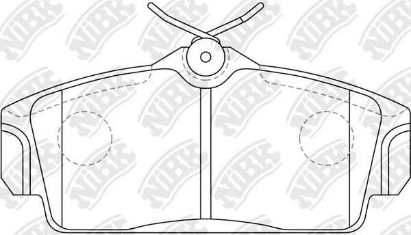 Колодки передние (NISSAN ALMERA N16, PRIMERA P11) PN2230 PN2230 NIBK