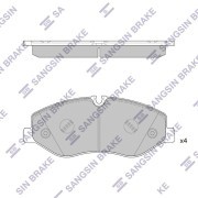 Колодки передние MERCEDES V-CLASS W447 2014- SP2579 SP2579 SANGSIN