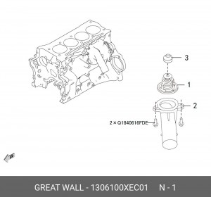 Термостат Haval H9 1306100XEC01 1306100XEC01 HAVAL