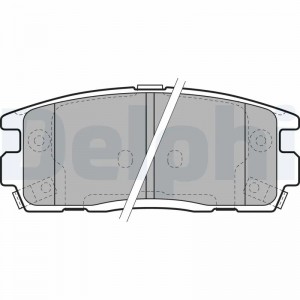 LP1988 колодки дисковые з.\ Opel Antara 2.4i/3.2i/2.0CDT 07> LP1988 DELPHI
