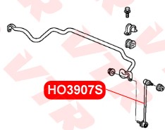 HO3907S ТЯГА СТАБИЛИЗАТОРА ПЕРЕДНЕЙ ПОДВЕСКИ HO3907S VTR