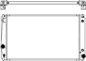 Радиатор, 24 мм TOYOTA RAV4 05-12, RAV4 12- 34618518 34618518 SAKURA