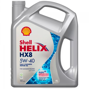 Масло моторное SHELL HELIX HX8 5W-40 A3/B4 4л 550061576(550061576O004) 550061576 SHELL
