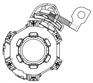 Узел щеточный стартера для а/м Mercedes-Benz C W204 (07-)/E W212 (09-)1.8T (Star VBS 1528 START VOLT