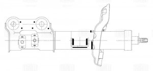 Амортизатор Hyundai Elantra VI (15-) (стойка) пер. лев. (AG 08123) AG 08123 TRIALLI