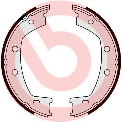 Колодки стояночного тормоза S44508 S 44 508 BREMBO
