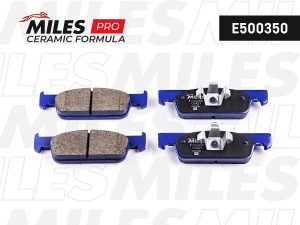 Колодки тормозные передние (Смесь CERAMIC серия PRO) RENAULT LOGAN II/SANDERO II E500350 MILES