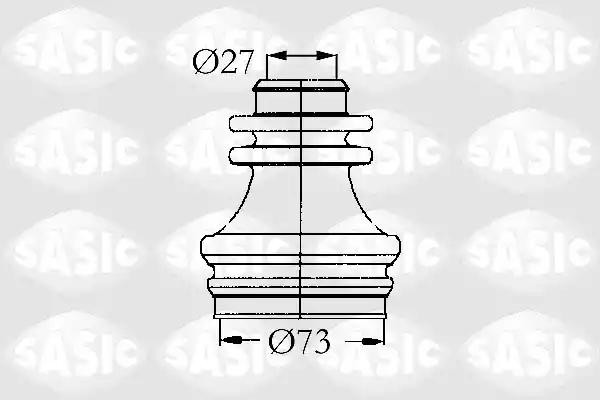 к-кт пыльника ШРУСа внутреннего правого!\ Renault Clio/Kangoo 1.2-2.0/1.9TDi 98> 4003462 SASIC