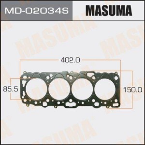 прокладка ГБЦ! 0.75мм\ Nissan Almera/Primera 2.0TD CD20/CD20T 95-02 MD-02034S MASUMA