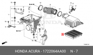 Элемент 1722064AA00 HONDA
