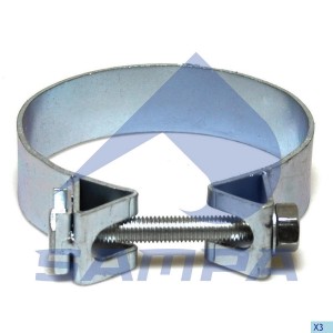 Хомут глушителя SCANIA (d=120мм) SAMPA 040457 SAMPA