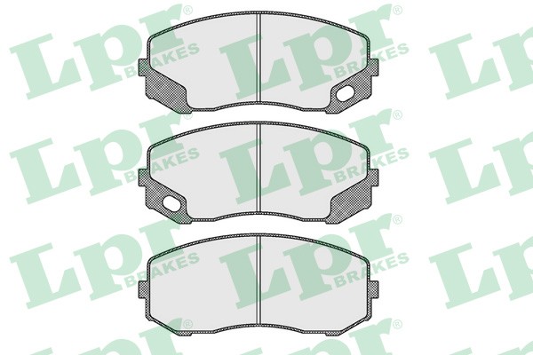 Колодки передние MITSUBISHI CANTER, FUSO 05P1613 05P1613 LPR