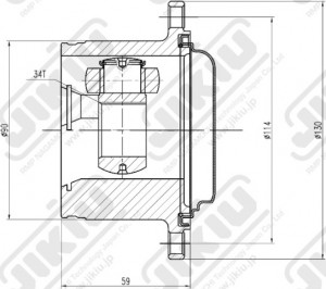 ШРУС Audi A6 4B2 JC33069 JC33069 JIKIU