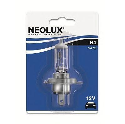 Лампа 12V H4 60/55W P43t 1650/1000лм блистер (1шт.) Standard NEOLUX N472-01B NEOLUX