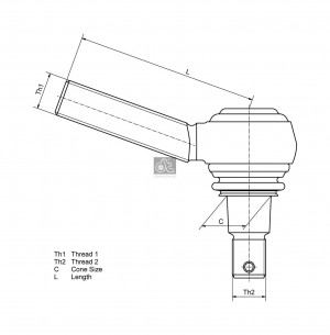 Пружина тормозной колодки HONGYAN 3 DIESEL TECHNIC