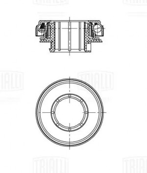 Муфта выкл. сцеп. Peugeot Boxer (06-)/Citroen Jumper (06-) 2.2d (мех.) (CT 2003) CT2003 TRIALLI