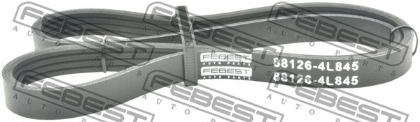 Ремень поликлиновой 4 клина 88126-4L845 88126-4L845 FEBEST