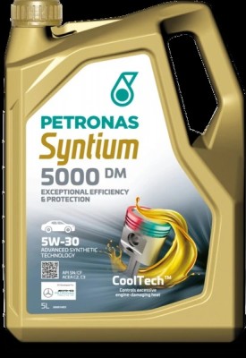 Масло моторное PETRONAS Syntium 5000 DM 5W-30 синт. ACEA C2/C3 5л 70957M12EU PETRONAS