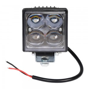 Фара светодиодная "AIRLINE" 76х76х46 мм 12W 12/24V (4 LED направленный свет, ква ALED001 AIRLINE