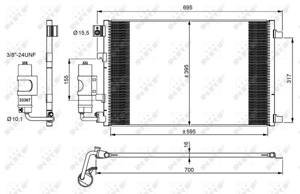 QASHQAI J10 (2006>) 1.6 / 2.0 35973 NRF