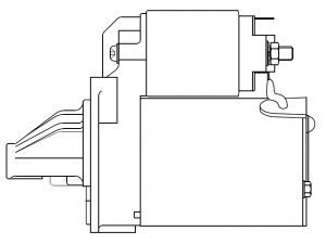 Стартер для а/м KIA Picanto (04-) 1.0i/1.1i/1.2i/Hyundai Getz (02-) 1.1i 0,9кВт  LST 0836 START VOLT
