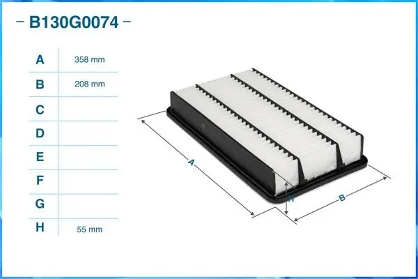 Фильтр воздушный B130G0074 B130G0074 CWORKS