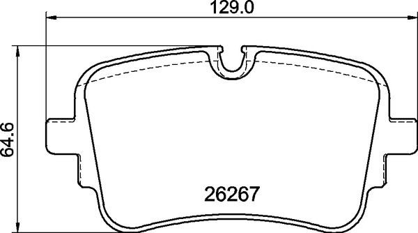 Колодки тормозные задние P85190 P85190 BREMBO