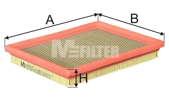 фильтр воздушный! 194x155x29\ THERMO KING K1053 MFILTER AUTOMOTIVE FILTERS