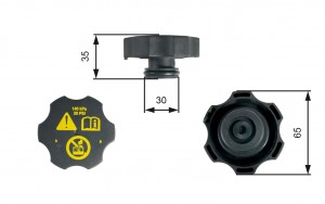 Крышка бачка расширительного CHEVROLET Aveo (T300),Cruze OPEL Astra J,Insignia G RC249 GATES