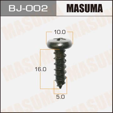 Саморез 5х16мм набор 12шт. MASUMA BJ002 MASUMA