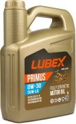 L034-1333-0405 LUBEX Синт-ое мот.масло PRIMUS SVW-LA 0W-30 SN C3 (5л) L03413330405 LUBEX